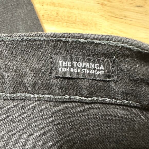 Rails NWT The Topanga High Waist Straight Leg Jeans in Tarmac Black Size 29 - Picture 7 of 12